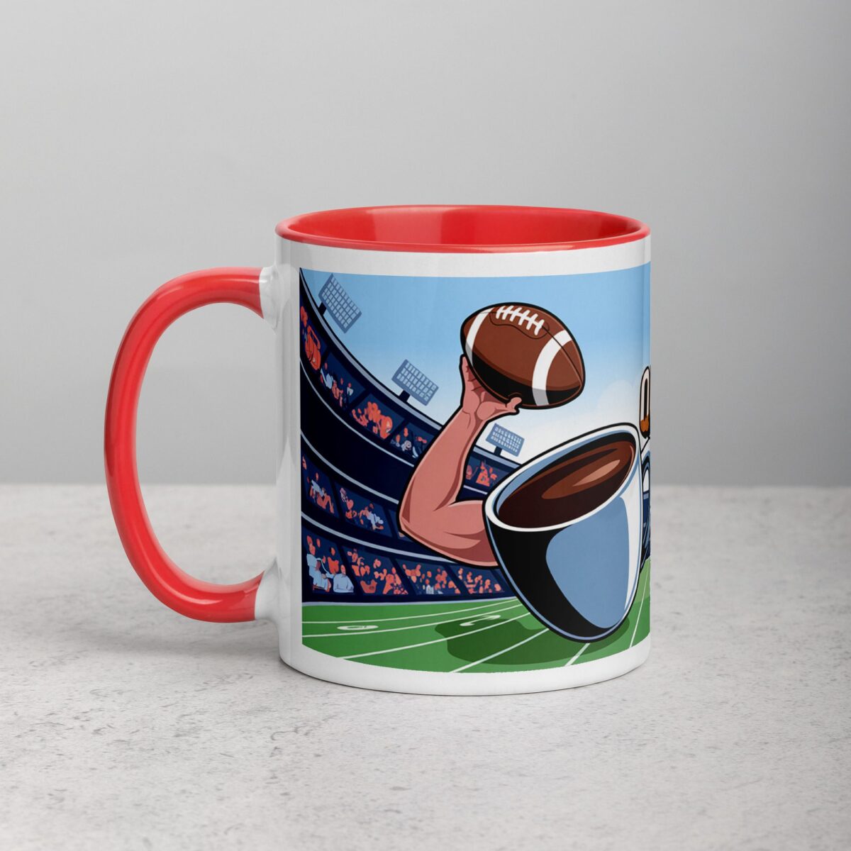 Quarterback Fuel Football Coffee Mug - Image 8