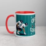 Offense, Defense, Coffee First Football Mug - Image 8