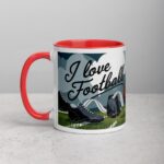 I Love Football Elegant Coffee Mug & Tea Cup - Image 8