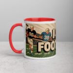 I Love Football Retro Coffee Mug & Tea Cup - Image 8