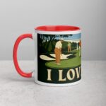 I Love Golf Retro Coffee Mug & Tea Cup - Image 8