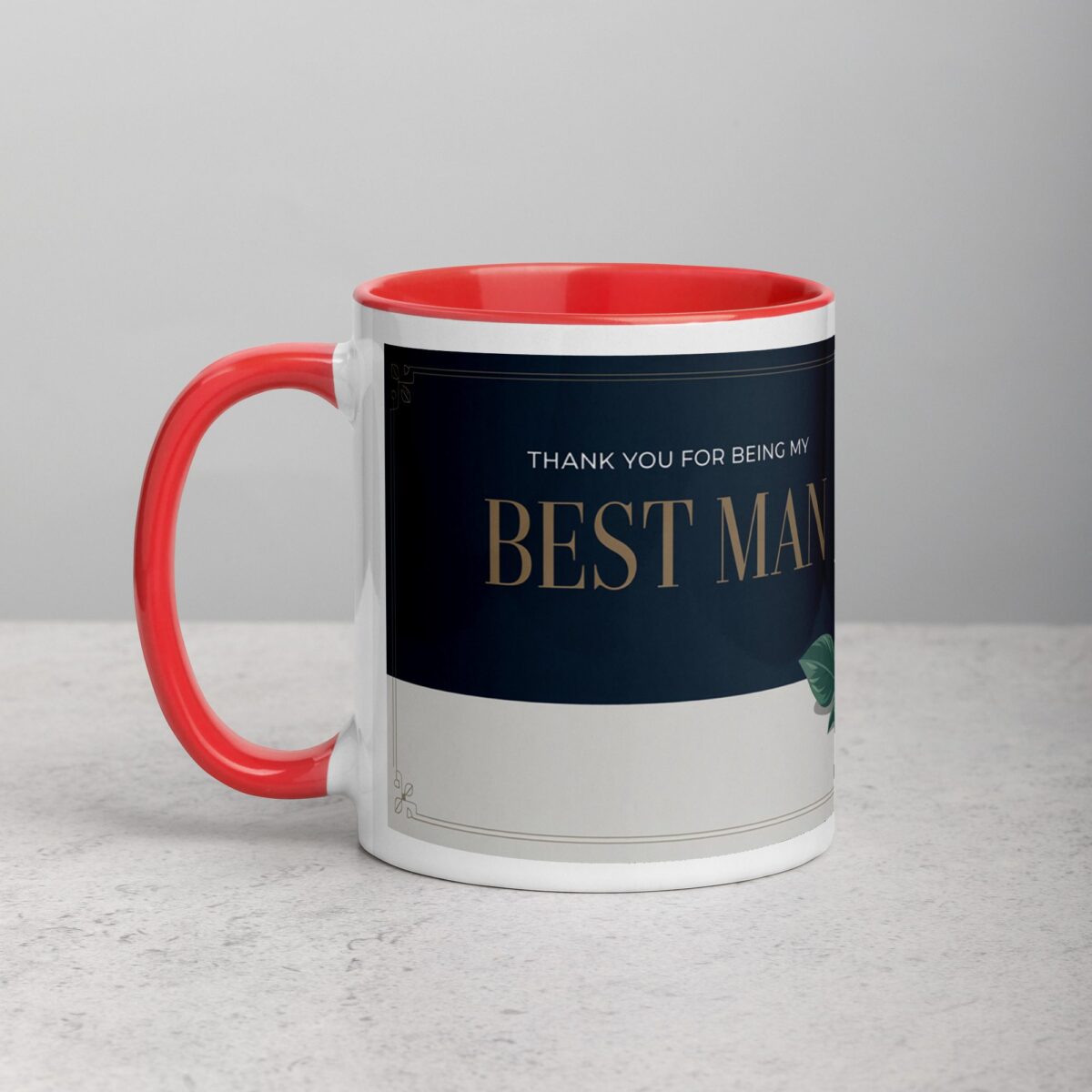 Sophisticated Thank You Best Man Coffee Mug & Tea Cup - Image 8