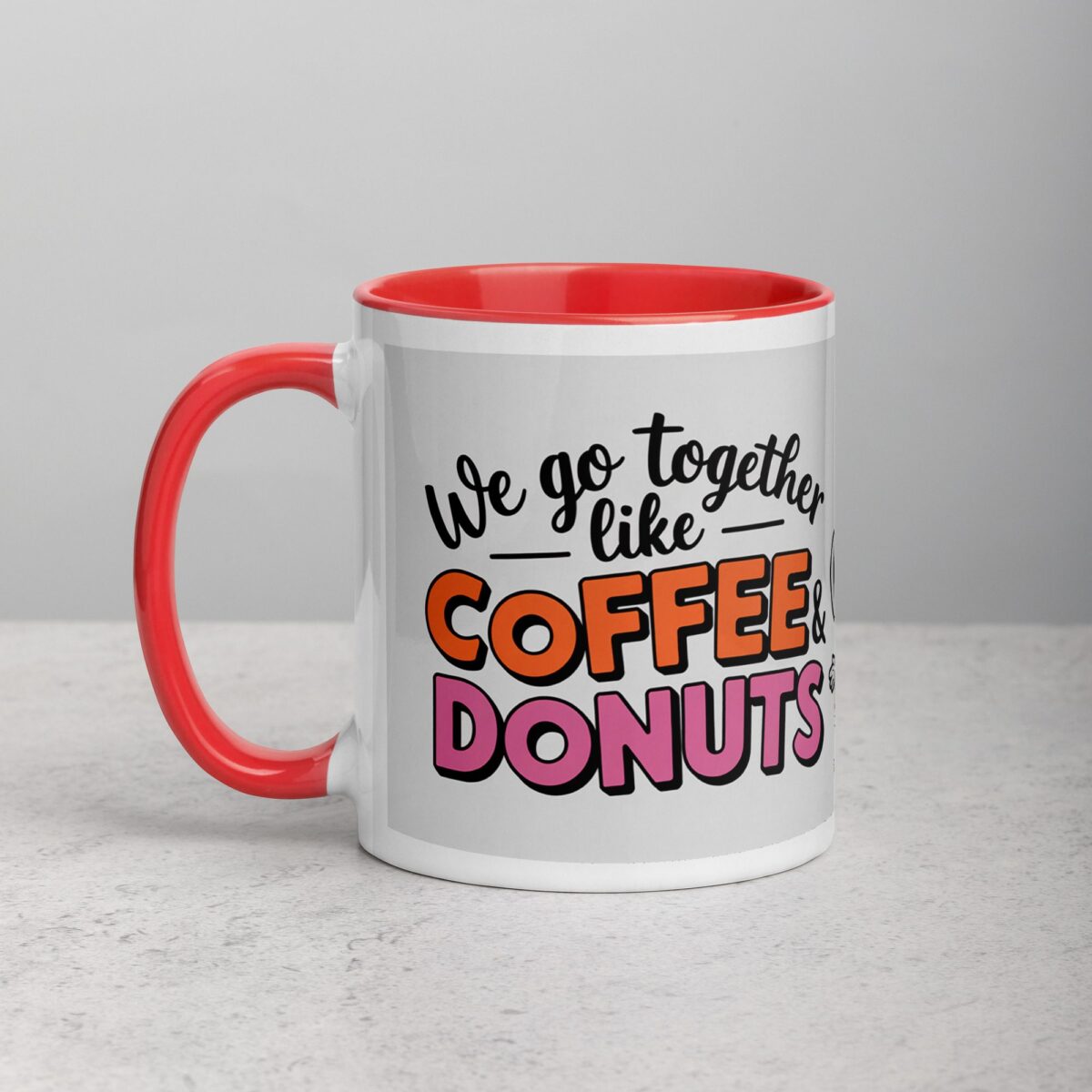 We Go Together Like Coffee & Donuts Friend Mug - Image 8