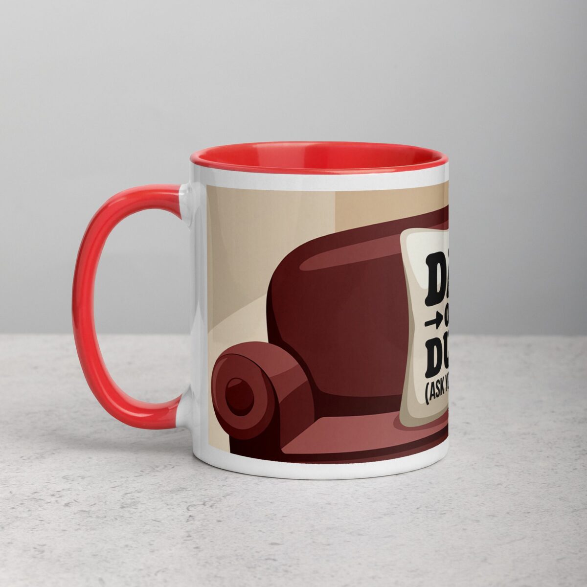 Dad Off Duty (Ask Your Mom) Coffee Mug - Image 8