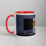 Born to Game, Forced to Work Gamer Coffee Mug - Image 8