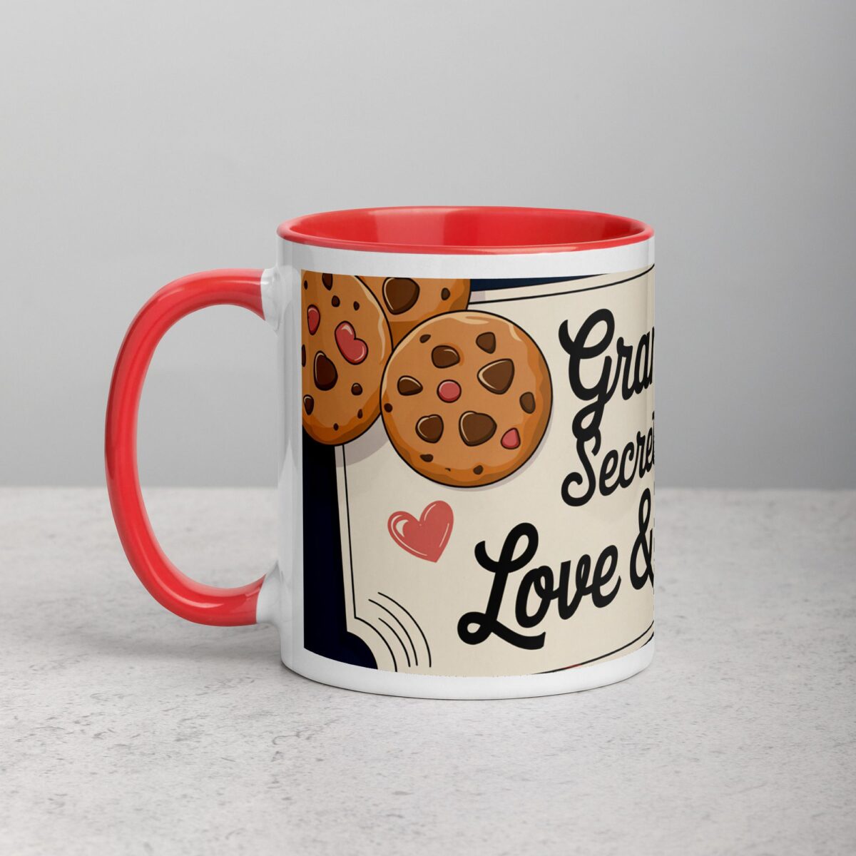 Grandma’s Secret Recipe: Love & Cookies Coffee Mug - Image 8