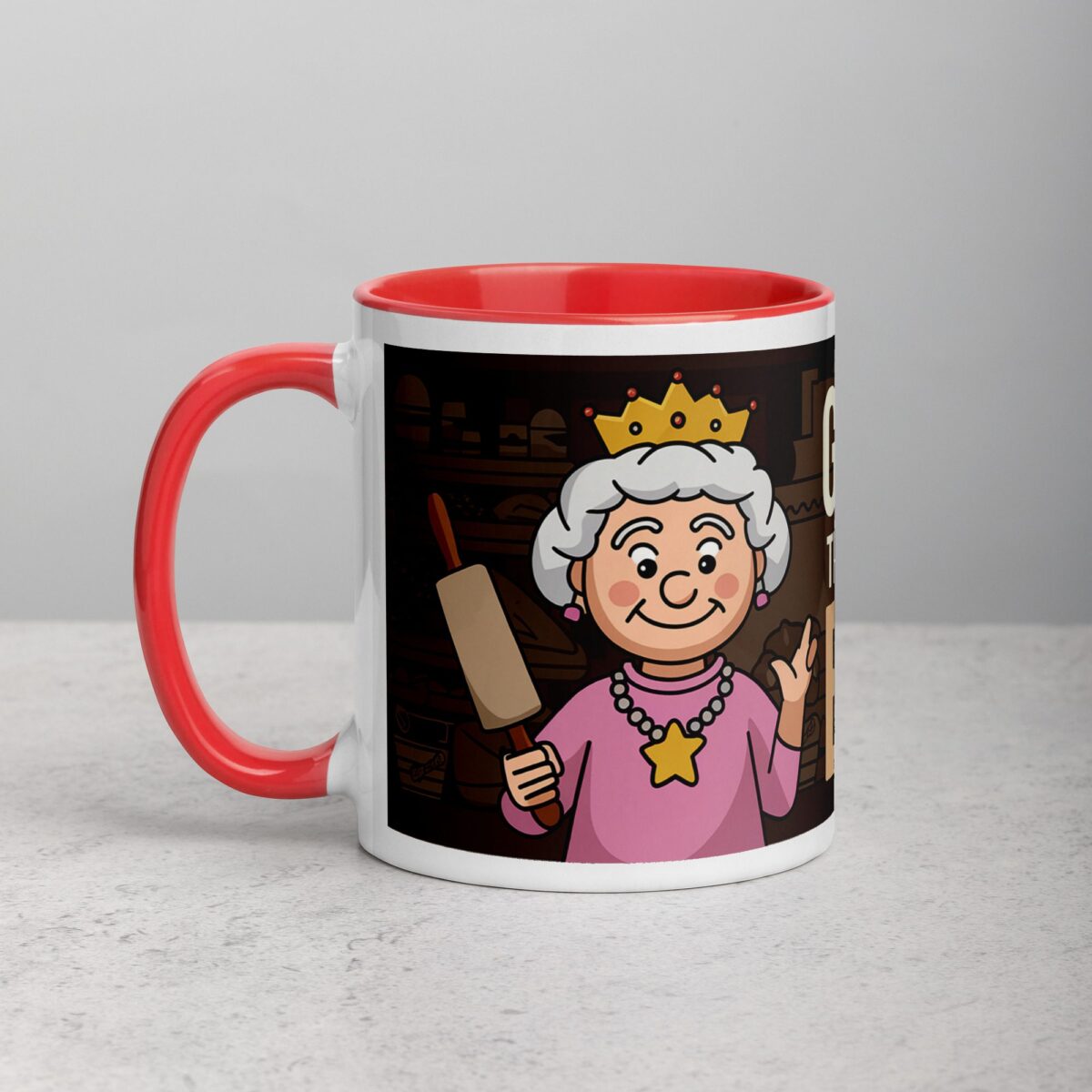 Grandma: The Legend, The Myth, The Baker Coffee Mug - Image 8