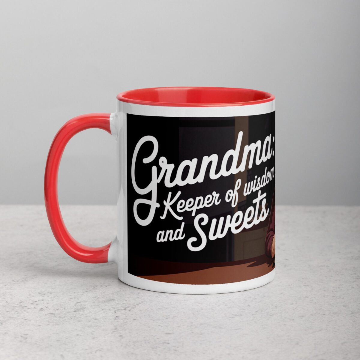 Grandma: Keeper of Wisdom and Sweets Coffee Mug - Image 8
