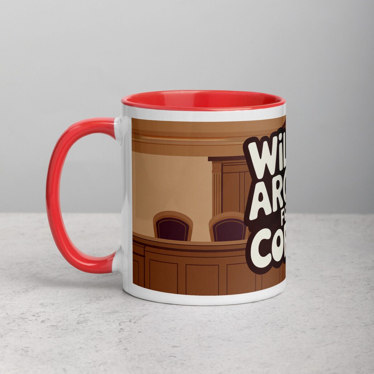 Will Argue for Coffee Lawyer Mug - Image 8