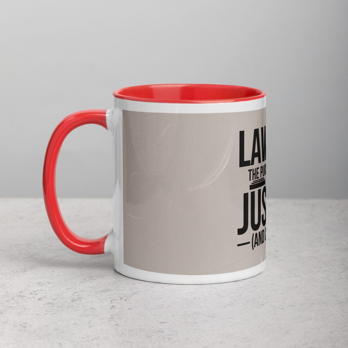 Lawyer: The Pursuit of Justice (and Caffeine) Mug - Image 8