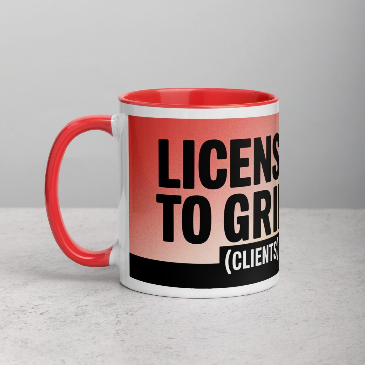 Licensed to Grill (Clients) Lawyer Coffee Mug - Image 8
