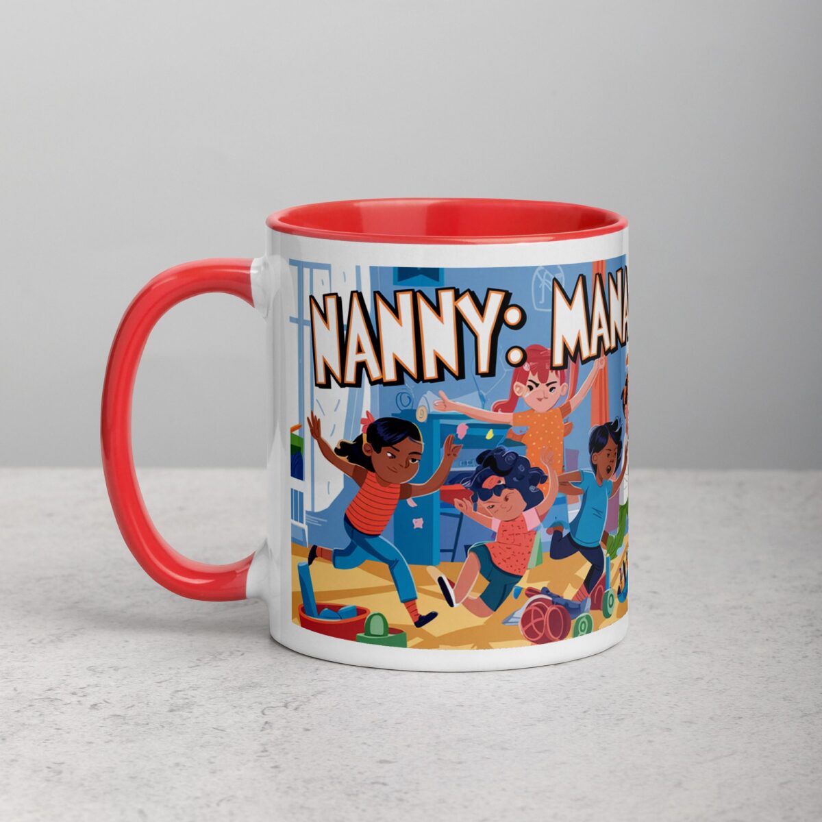 Nanny: Manager of Mayhem Coffee Mug & Tea Cup - Image 8