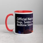 Official Nanny: Hugs, Smiles, and Bedtime Stories Mug - Image 8