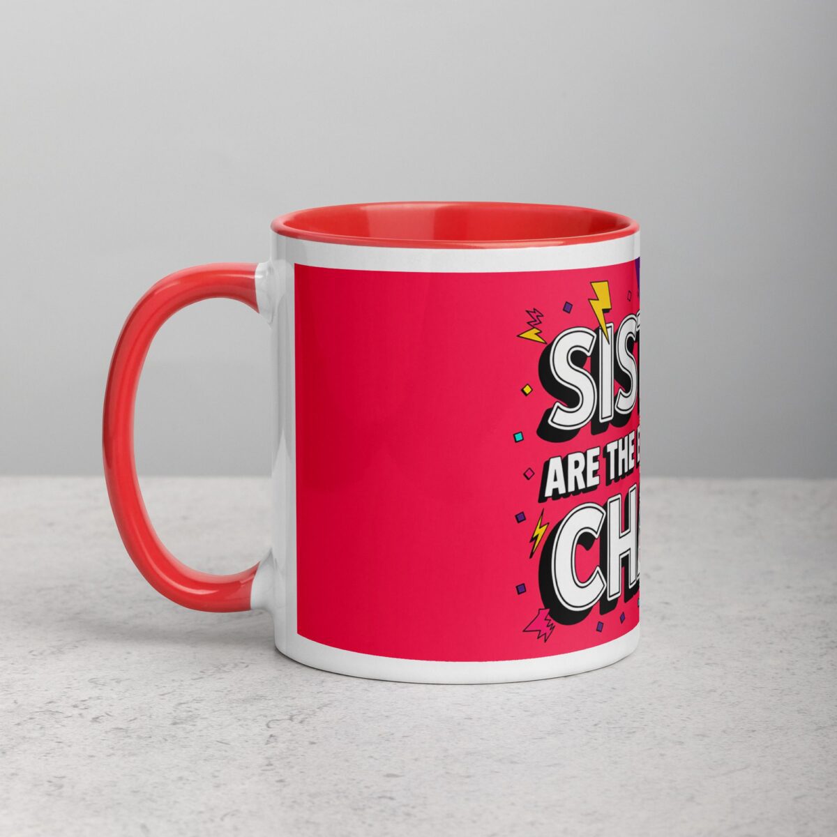 Sisters Are the Best Kind of Chaos Coffee Mug - Image 8