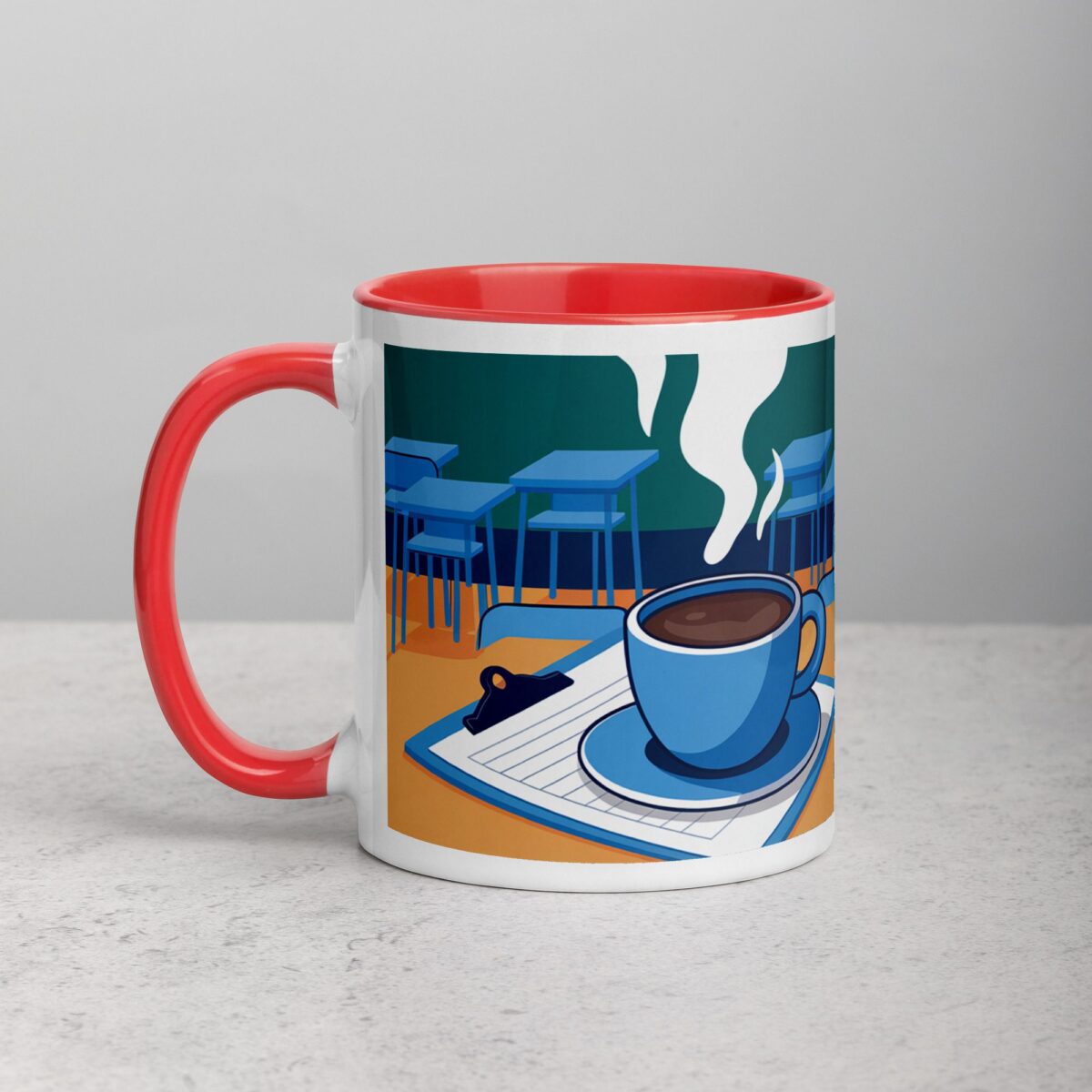 Coffee: The Key to My Classroom Management Plan Teachers Mug - Image 8