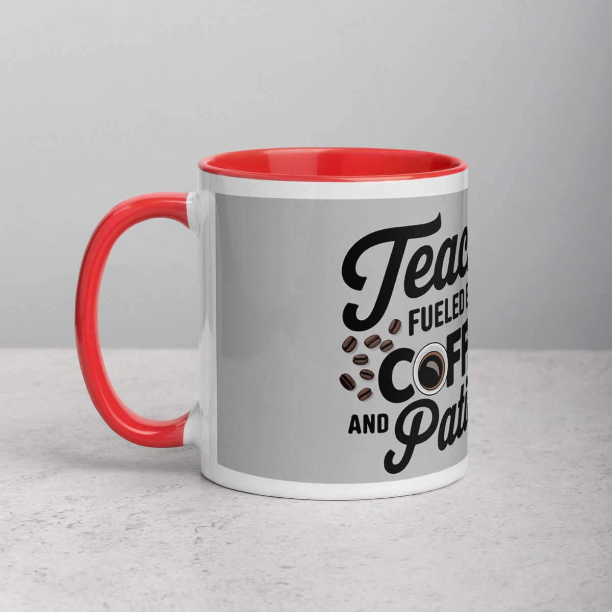 Teaching: Fueled by Coffee and Patience Mug - Image 8