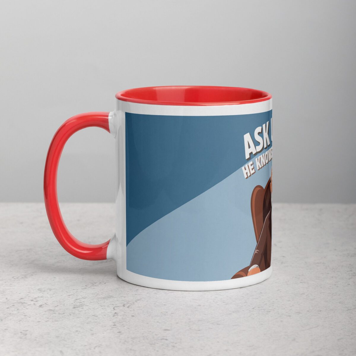 Ask Uncle: He Knows Everything Coffee Mug - Image 8
