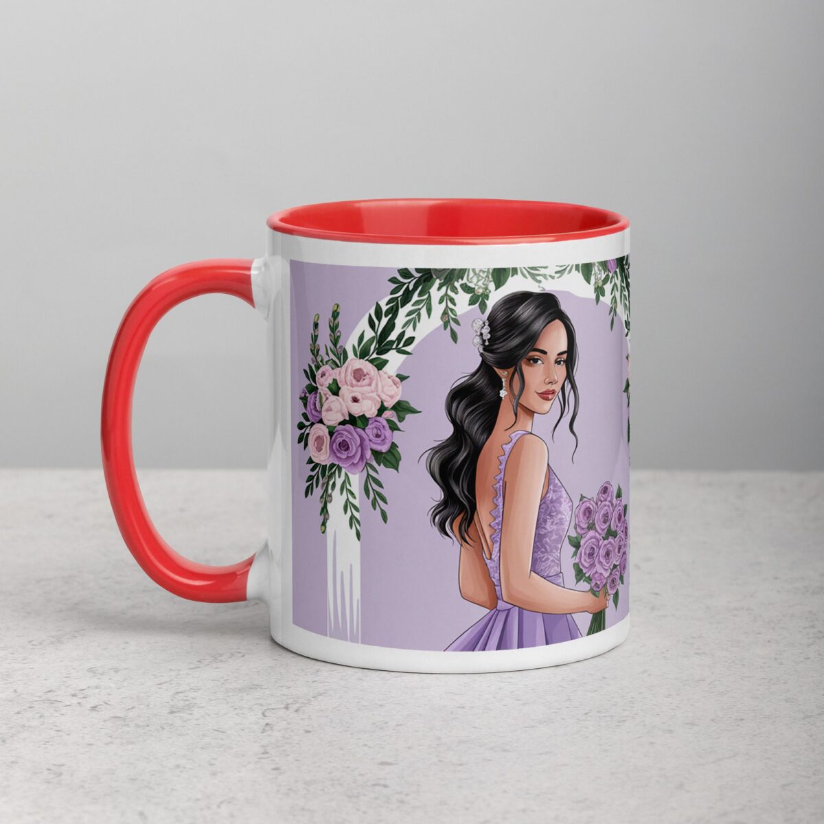 Thank You for Being My Bridesmaid Sophisticated Coffee Mug - Image 8