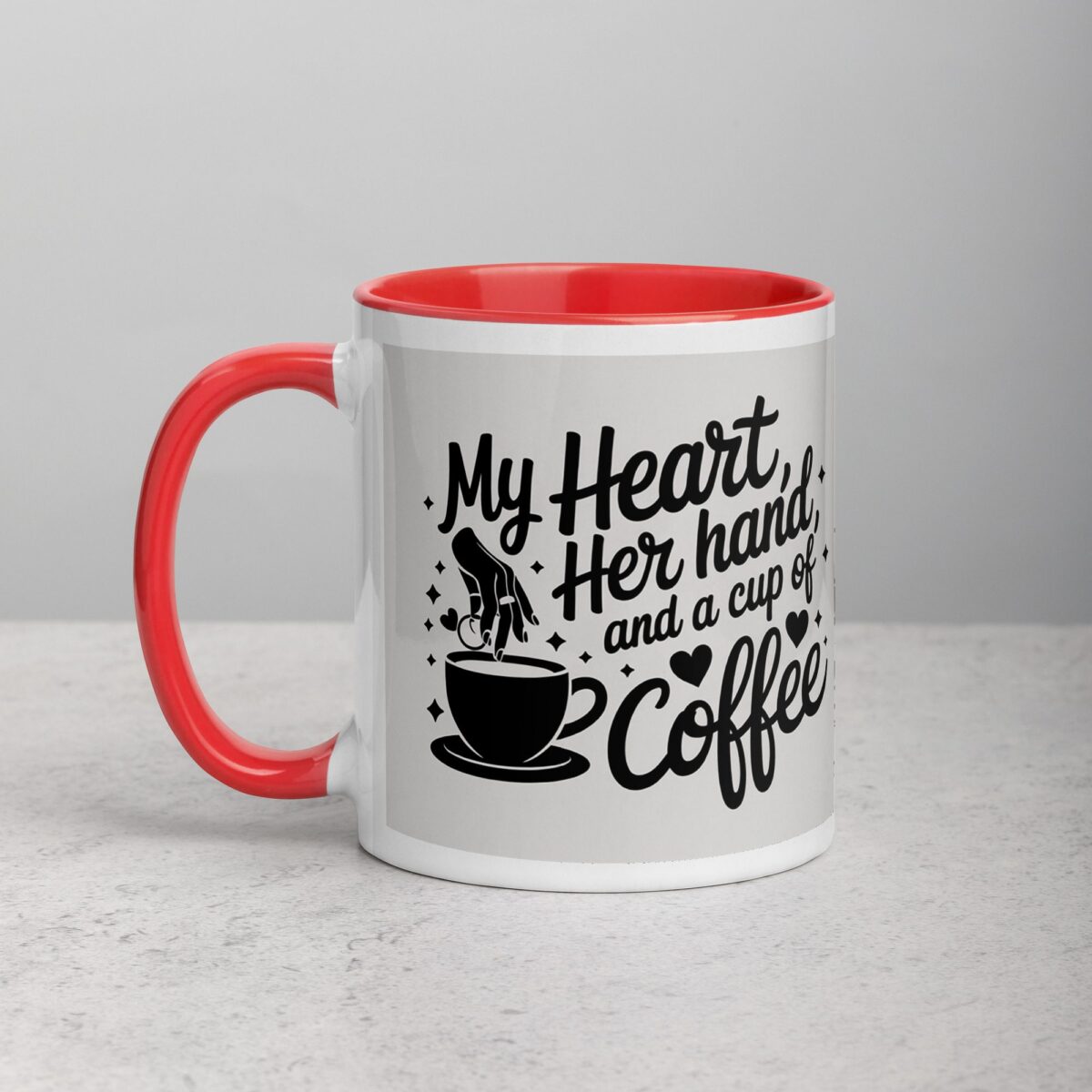 My Heart, Her Hand, and a Cup of Coffee Mug - Image 8