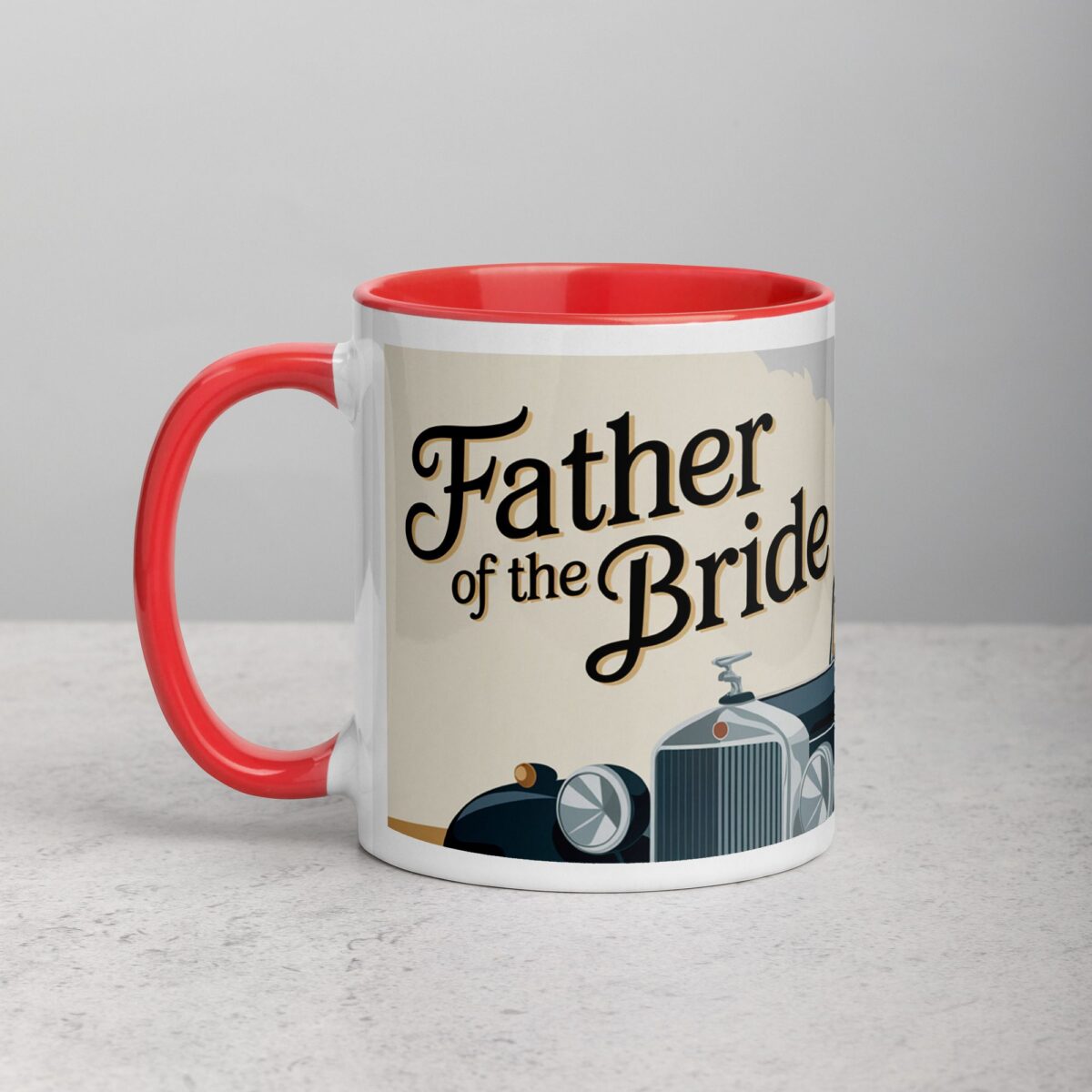 Father of the Bride Retro Coffee Mug & Tea Cup - Image 8