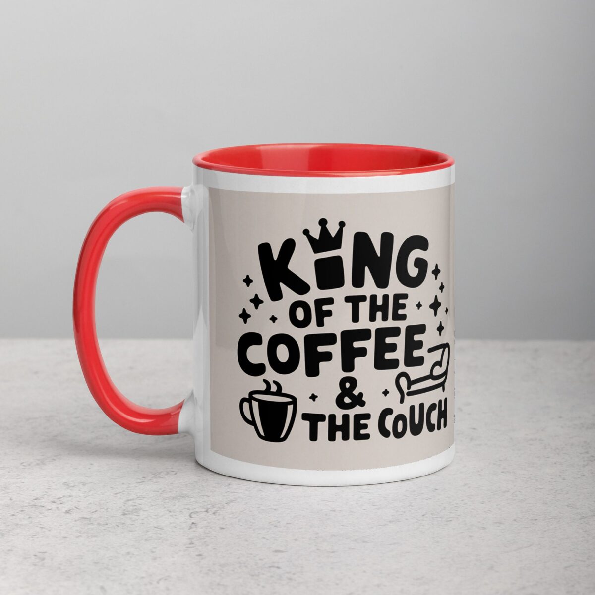 King of the Coffee & the Couch Husband Mug - Image 8