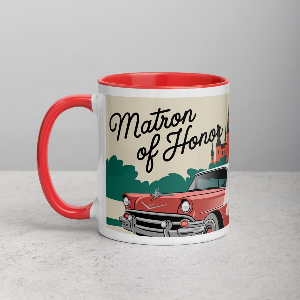 Matron of Honor Retro Coffee Mug & Tea Cup - Image 8