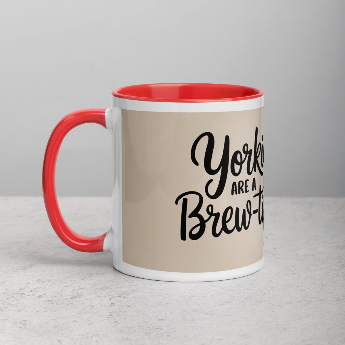 Yorkies Are a Brew-tiful Thing Coffee Mug - Image 8