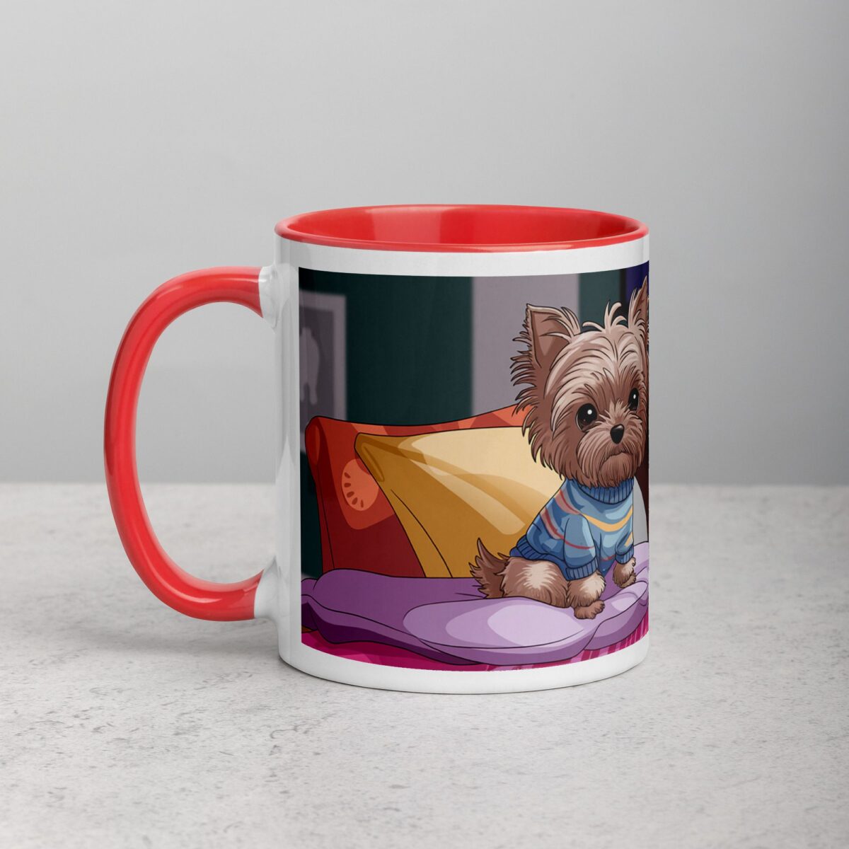 I Work Hard So My Yorkie Can Have Nice Things Coffee Mug - Image 8