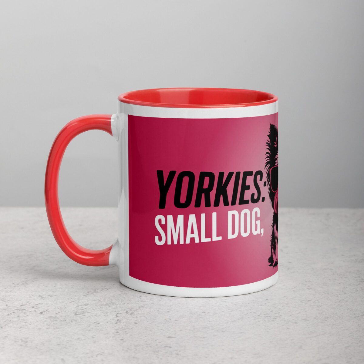 Yorkies: Small Dog, Big Attitude Coffee Mug - Image 8