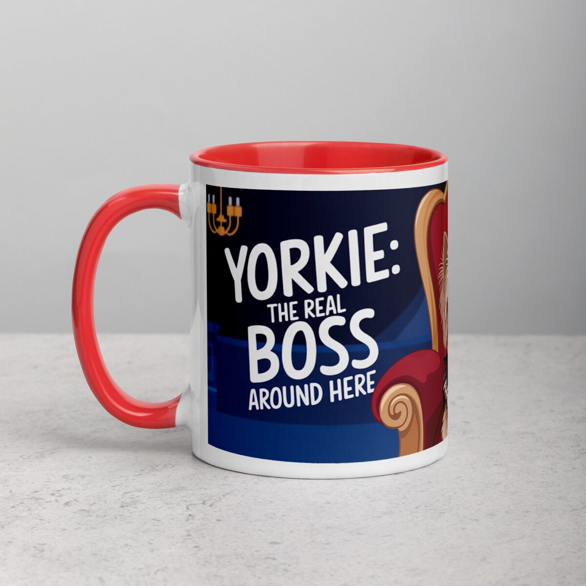 Yorkie: The Real Boss Around Here Coffee Mug - Image 8