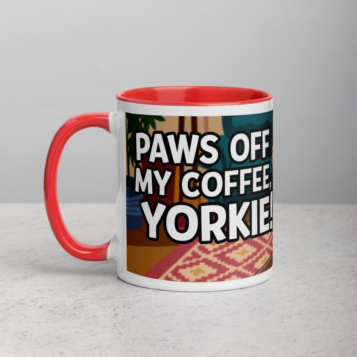 Paws Off My Coffee, Yorkie! Mug - Image 8