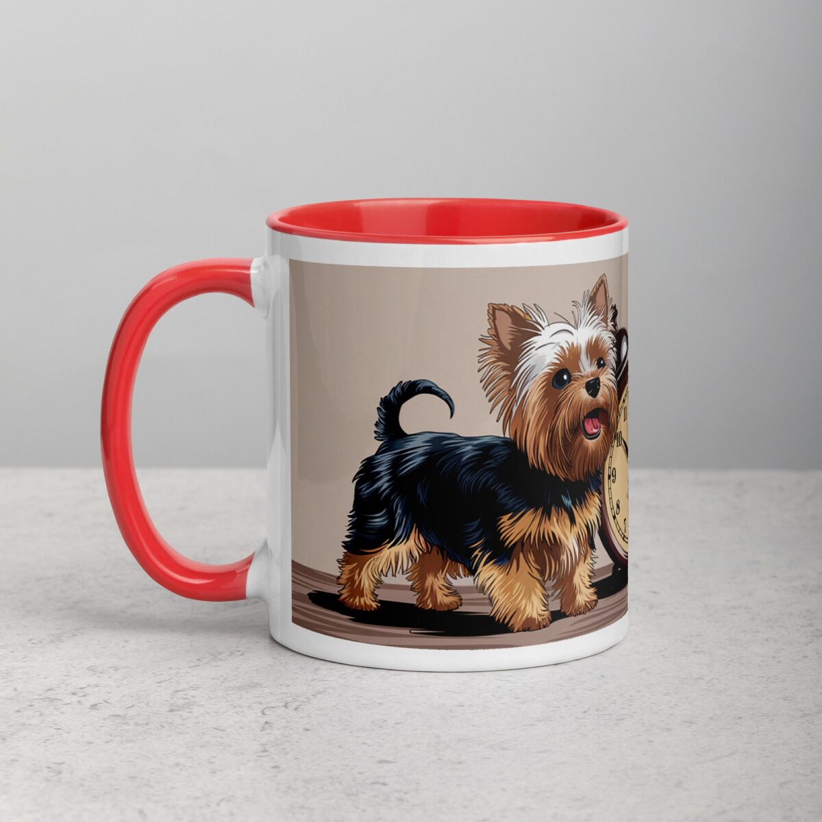 Yorkies: The Cutest Alarm Clocks Coffee Mug - Image 8