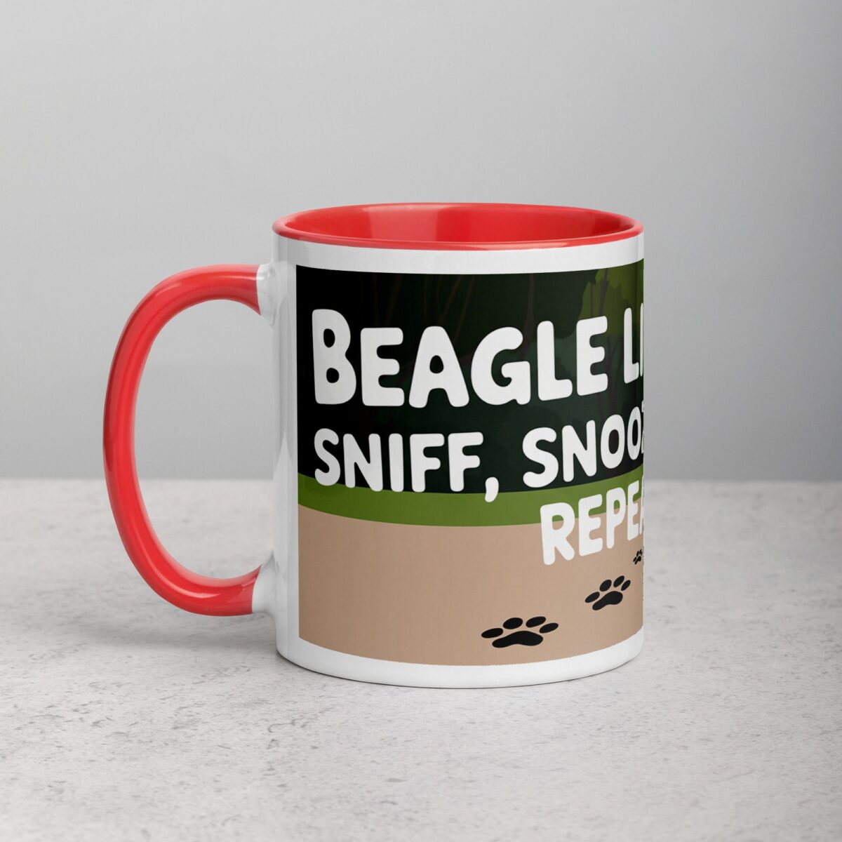 Beagle Life: Sniff, Snooze, Repeat Coffee Mug - Image 8