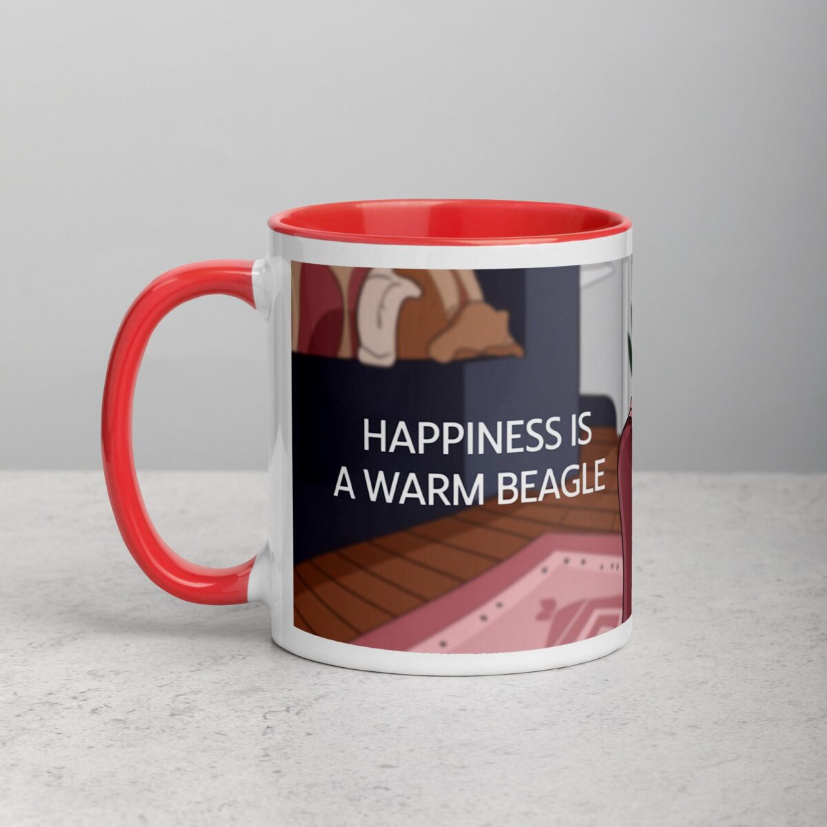 Happiness Is a Warm Beagle Coffee Mug - Image 8
