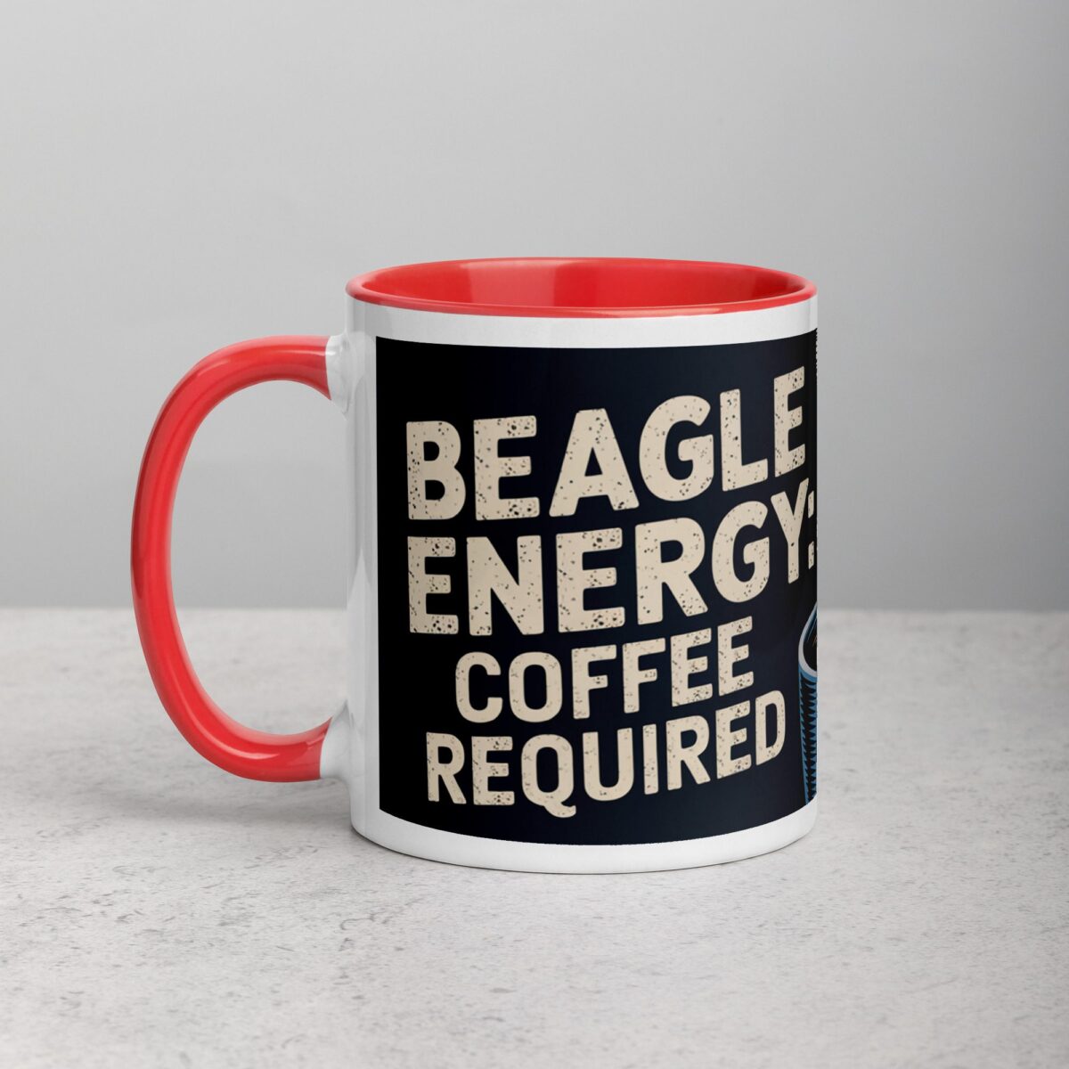 Beagle Energy: Coffee Required Mug - Image 8