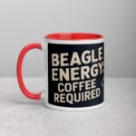 Beagle Energy: Coffee Required Mug - Image 8
