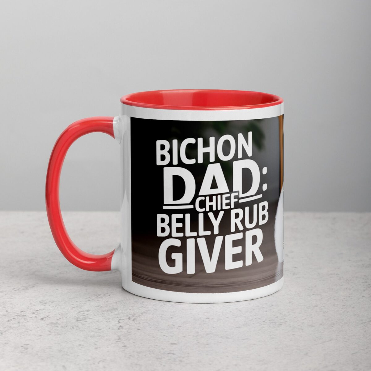 Bichon Dad: Chief Belly Rub Giver Coffee Mug - Image 8