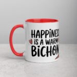 Happiness Is a Warm Bichon Coffee Mug & Tea Cup - Image 8