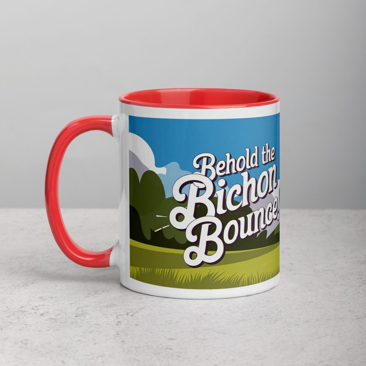 Behold the Bichon Bounce! Coffee Mug - Image 8