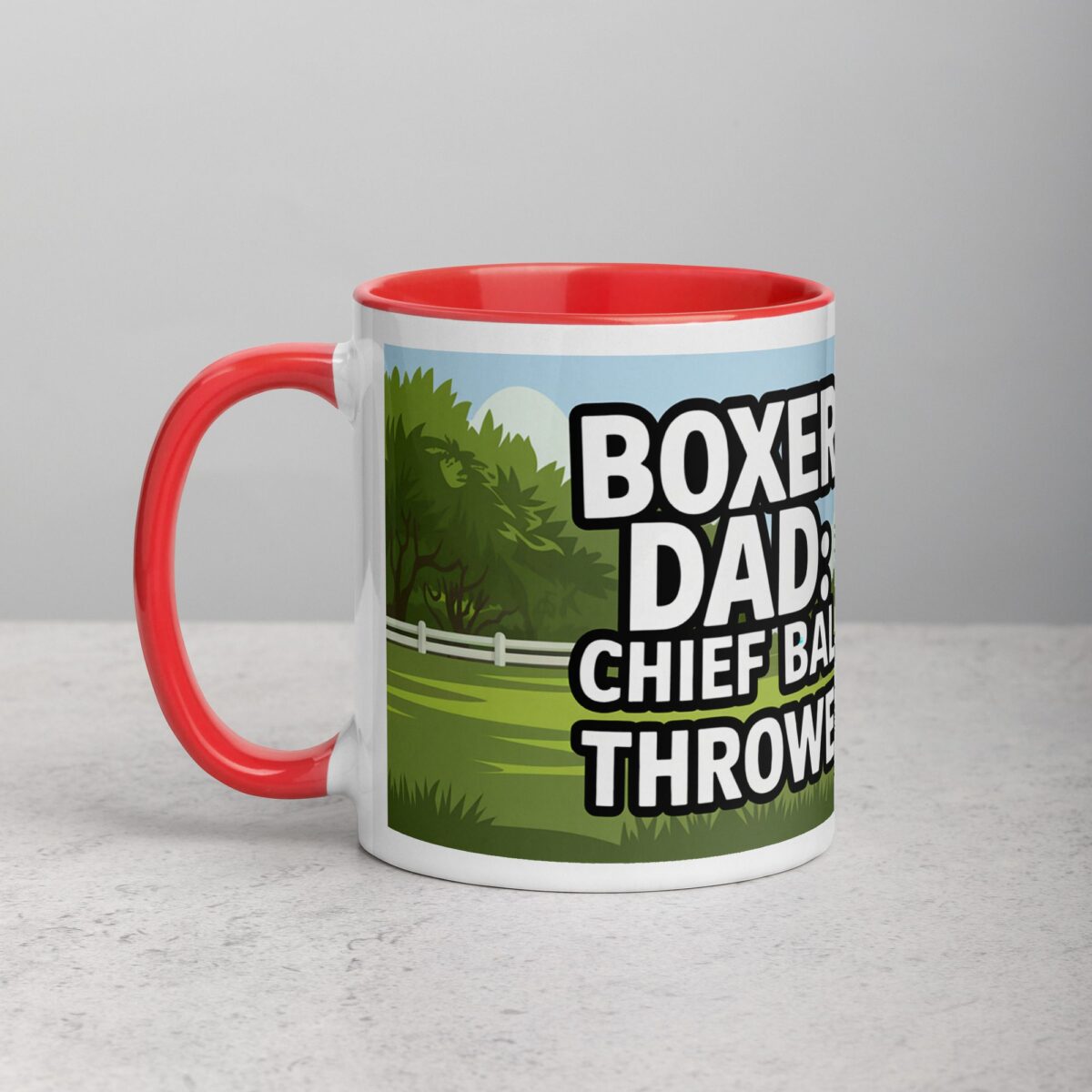 Boxer Dad: Chief Ball Thrower Coffee Mug - Image 8