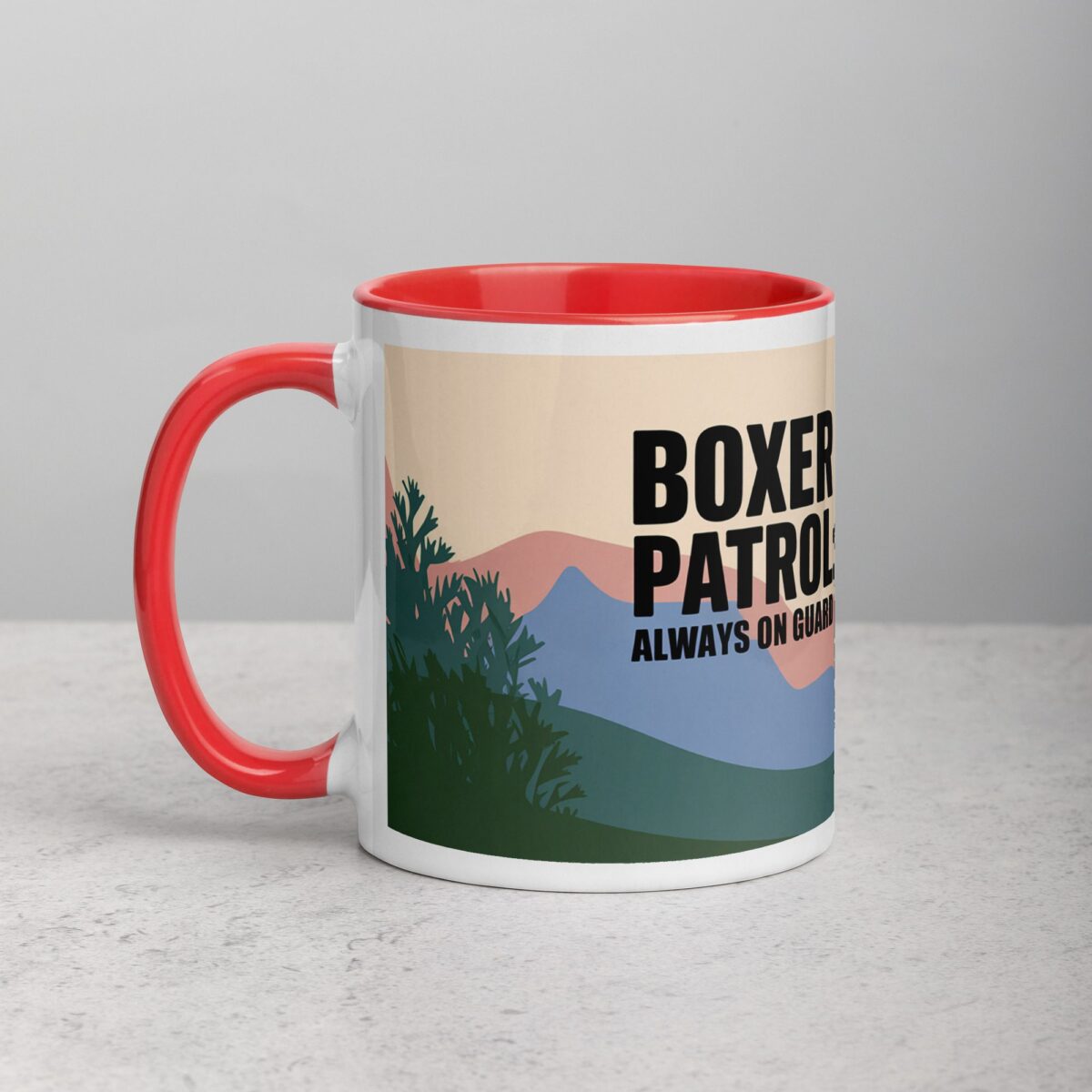 Boxer Patrol: Always on Guard Coffee Mug - Image 8