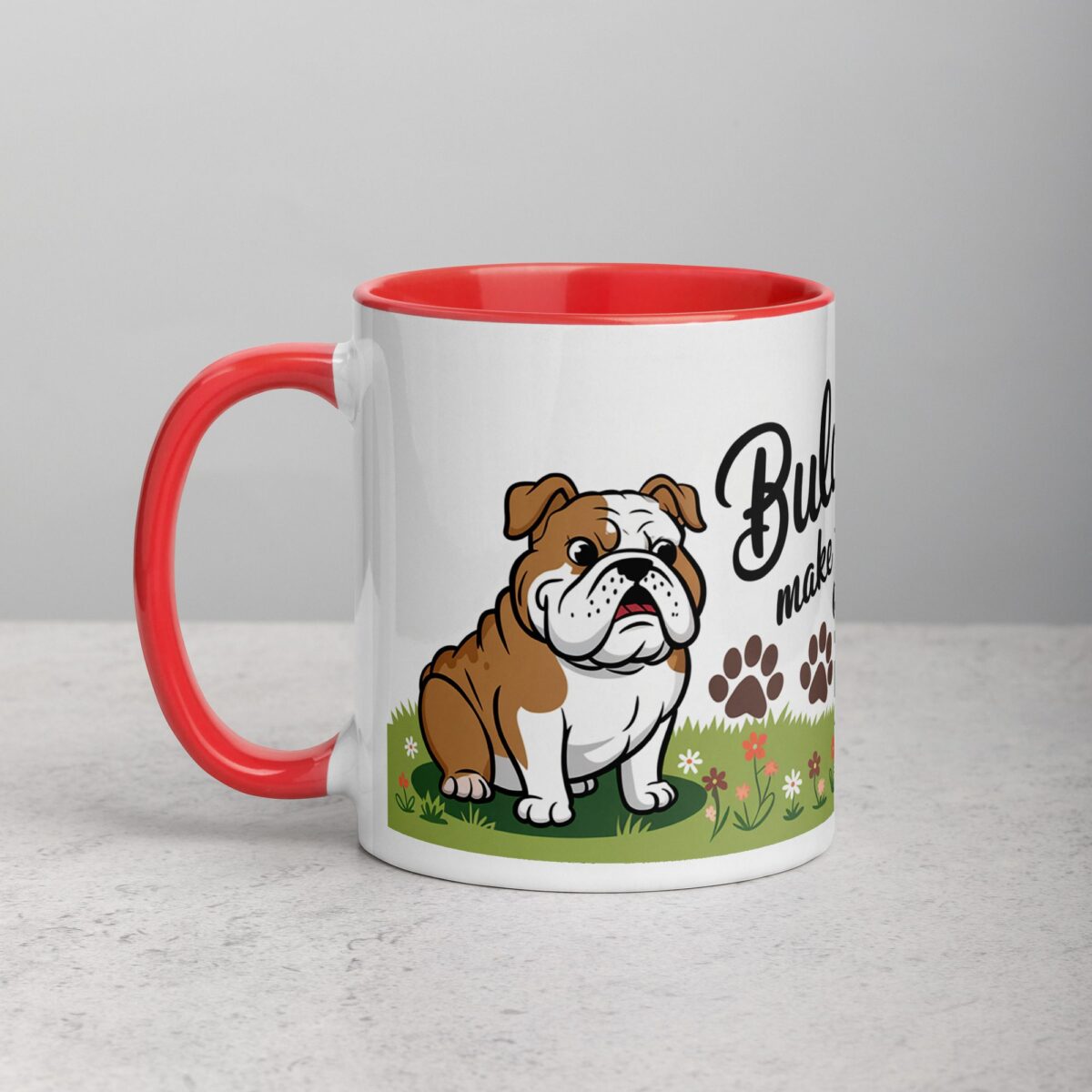 Bulldogs Make Life Pawsitively Amazing Coffee Mug - Image 8