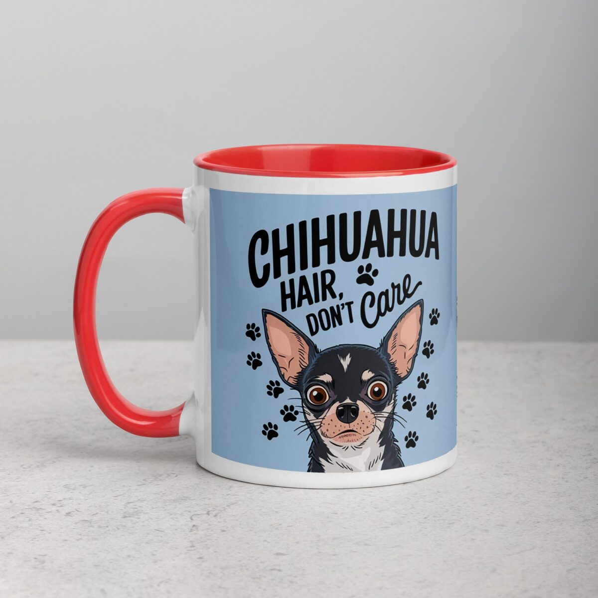 Chihuahua Hair, Don’t Care Coffee Mug & Tea Cup - Image 8