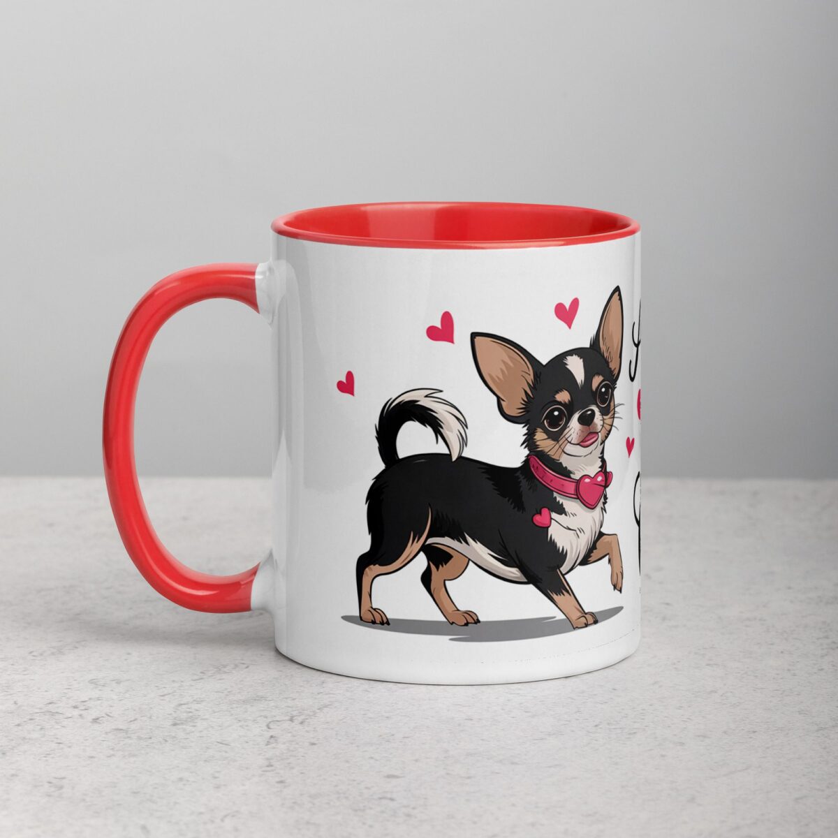 All You Need Is Love (And a Chihuahua) Coffee Mug - Image 8