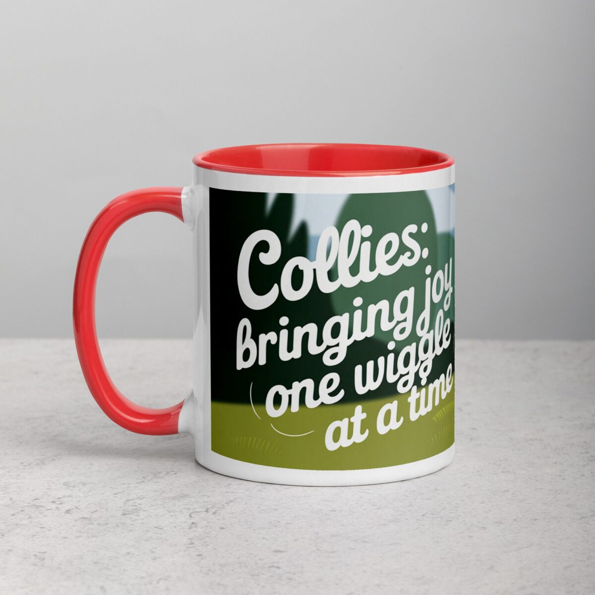 Collies: Bringing Joy One Wiggle at a Time Coffee Mug - Image 8