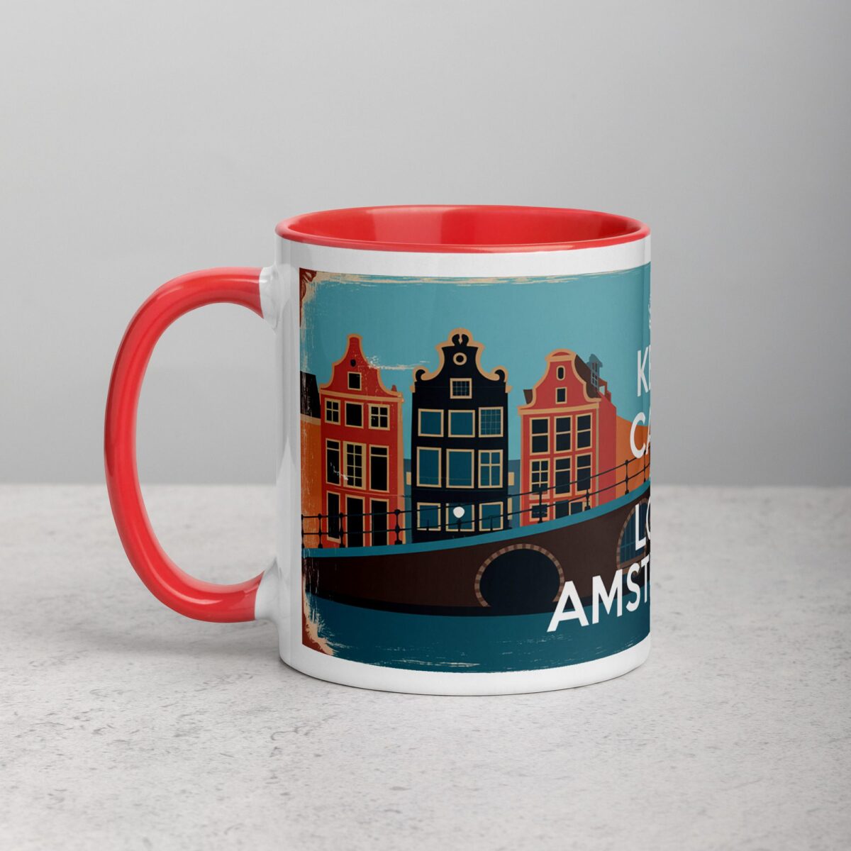 Keep Calm and Love Amsterdam Coffee Mug - Image 8