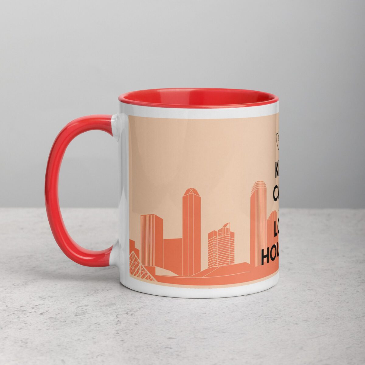 Keep Calm and Love Houston Coffee Mug & Tea Cup - Image 8