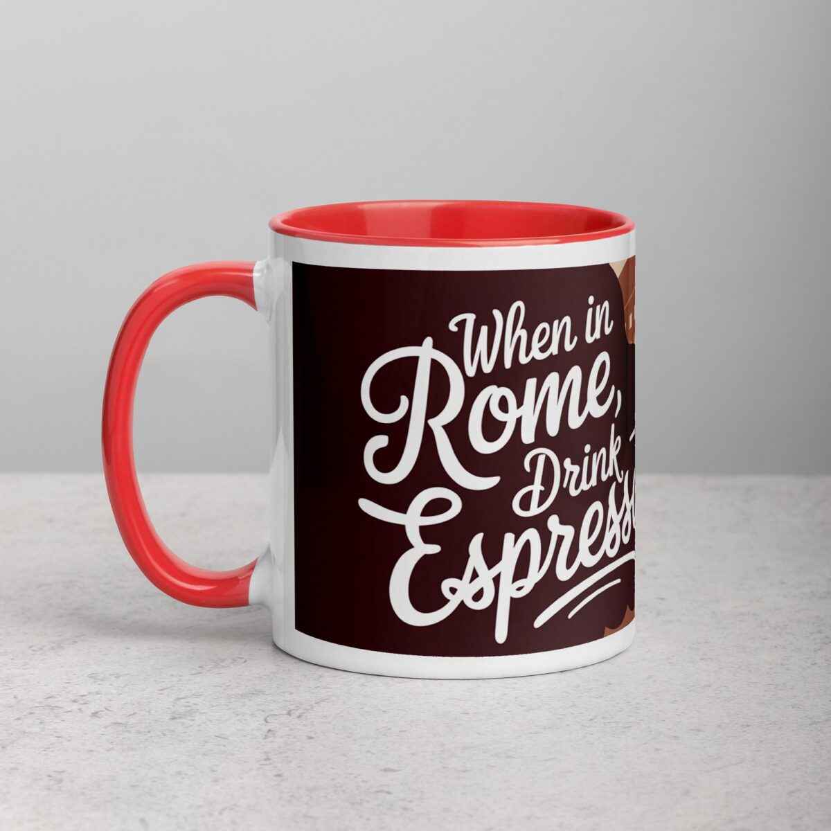 When in Rome, Drink Espresso Coffee Mug - Image 8