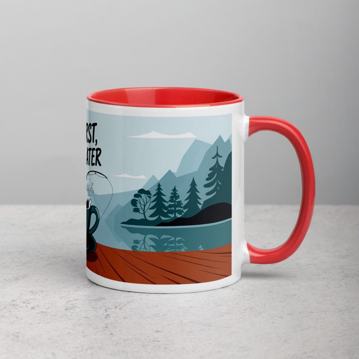 Cast First, Coffee Later Fishing Mug - Image 9