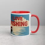 I Love Fishing Retro Coffee Mug & Tea Cup - Image 9